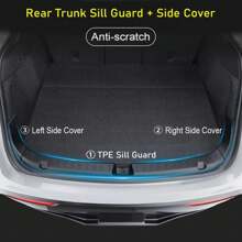 Rear Trunk Bumper Protector Guard For  Juniper Launch Accessories 2025 2024 Trunk Threshold Sill Cover Mat Plate