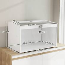 PawHut Pet Houses & Cages - trắng - Xem 3