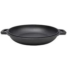 One In One Pre Seasoned Cast Iron Dutch Oven With Dual Handles, Outdoor Camping Deep Pot, With 2 Silicone Handle Covers - Black - View 2