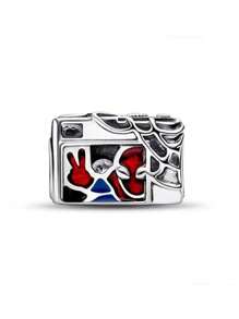 Disney Dije de carroza encantada con diamantes de laboratorio para el 100º aniversario de Disney, apto para brazaletes, joyería de plata 925 para mujeres