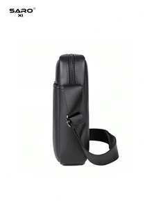 Bolso de hombre, bolso bandolera con diseño texturizado, bolso de trabajo de gran capacidad, bolso de viaje de fin de semana de moda