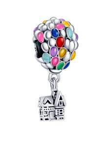 Disney Disney 100th Anniversary Enchanted Carriage Lab-Grown Rhinestone Charm Fits Bracelet Women 925 Silver Jewelry