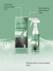 Limpiador multiusos de baño de 120ml - Quitamanchas y sarro, solución de limpieza multiusos en spray para el hogar