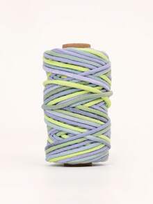NATICRAFT Sfoară Macrame 3mm x 30 m, frânghie răsucită în culori pestrițe, frânghie, fir Macrame pentru agățat de perete, agățat plante, meșteșuguri, proiecte de decorare DIY - Multicolor - Vizualizare 15