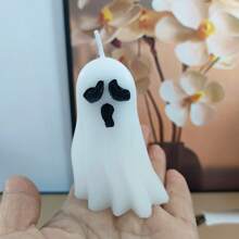 1 Stück, 17 Formen Halloween Geist duftende Kerze, Heimdekoration, Feiertagsgeschenk, Badezimmer Duft