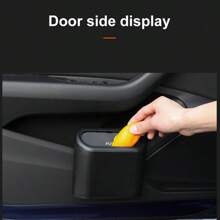 1 Stück Auto Müllbeutel Organizer, Mini auslaufsicher mit Deckel zum Drücken Ein/Aus Müllbeutel mit Klapptop, Auto Mülleimer, Auto Aufbewahrungsbox, Mini Auto Mülleimer, Auto Aufbewahrungsbox, multifunktionaler Mülleimer, essenzielles Auto Zubehör für Auto Büro Küche Schlafzimmer Geschenk für Damen Aufbewahrungs-Organizer Reisenotwendigkeiten Rückkehr zur Schule Dorm Aufbewahrung