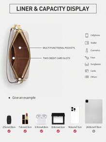 Coach Bolso de hombro para mujer Nolita 19, mini bolso hobo, bolso de mano pequeño y lindo, bolso debajo del brazo para damas, con correa desmontable, CW426 IMXDM