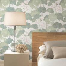 Wall Paper - Beige/ Green - View 3