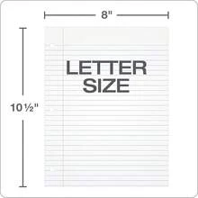 Oxford Filler Paper, 8 X 10-1/2 Inch Wide Ruled Paper, 3 Hole Punch, Loose Leaf Notebook Paper 3 Ring Binders, 500 Sheets (62330), White - 一包 500 個 - 查看 3