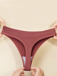 10 Pièces Femmes Sexy 5 Couleurs Culottes Confortables Sous-vêtements Taille Basse Couleur Unicolore Douce G String Respirant Lingerie Féminine Tentation Intimes