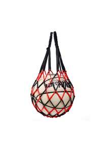 1 Stück Basketballnetz Tasche, dick & langanhaltend, Mesh Sportball Tasche - tragbares Einzelball Design, geeignet für Basketball, Fußball, Volleyball, Football, atmungsaktive Aufbewahrung mit Kontrastnaht, waschbar & wiederverwendbar, tragbare Aufbewahrung für Sportgeräte, geeignet für Innen- und Außenbereich, Strand, Training (Verschiedene Farben erhältlich)