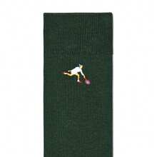 Happy Socks 羅紋刺繡襪子遊戲組 36-40。24/72小時內免運費。 - 軍綠色 - 查看 7