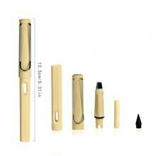 12 Pack Inkless Eternal Pencils With Eraser, Infinity Colored Pencil Set,  Eternal Pencils/Inkless Pencils,Technology Magic Writing Pencil For School Office Professional Use, Best Gift For Writing.