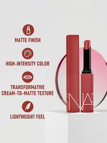 Nars Powermatte 霧面唇膏 #107 Tainted Love (茶棕色) 1.5g/0.05 Oz | 霧面妝效 | 持久顯色 | 一抹上色 | 全天舒適 | 抗暈染 | 高飽和色彩 | 奶油轉霧面質地 | 輕盈 - 107 TAINTED LOVE - 查看 3