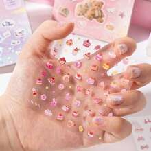 Adorably Cute Cartoon Sticker Book – 24 Unique Designs In Vibrant Pastel Colors – Premium PET Material For Journal, Diary, And Notebook Decor – Whimsical Animals, Characters, And Playful Patterns With Glossy Finishes – Perfect For DIY Crafts, Photo Props, And Gift Embellishment – Easy-To-Peel Stickers Crafters, And Kawaii Aesthetic Lovers