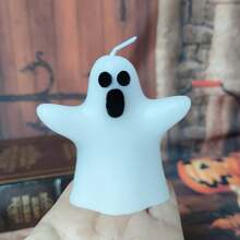 1 Stück, 17 Formen Halloween Geist duftende Kerze, Heimdekoration, Feiertagsgeschenk, Badezimmer Duft