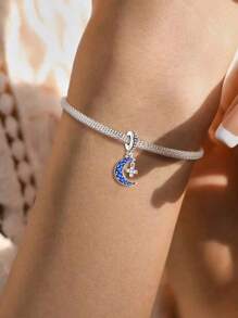 1 peça de pingente de olho de diabo azul moderno para pulseiras femininas, braceletes, joias faça você mesmo e decoração de joias combinando com roupas do dia a dia para meninas