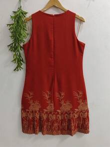 Women's Dress - Naranja Quemada - Ver 2