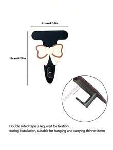 Bowknot Car Hanger, Creative Car Accessory Hanging Hook, Multi-Function Storage Hanger, Fits Glove Box Compartment - Multicolor - View 11