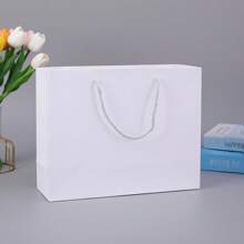 5 Stücke/10 Stücke/Anzug Tasche, Geschenktüte mit Marmoroptik, Geburtstagsgeschenktasche, Feiertags Kraftpapier Außenverpackung Tasche, vertikale weiße Kraftpapier Papiertasche, Party Zubehör hochwertige farbige Geschenkverpackungstasche für Kosmetik, Schmuck, Halsketten, Ringe