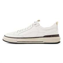 Democrata Denim Foster Men's Sneakers 100% ORIGINAL With INVOICE And WARRANTY - OFFWHITE / BEGE - Xem 3