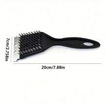 1 pièce Brosse de nettoyage pour grille de barbecue en fil d'acier