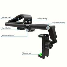 Car Sun Visor Phone Mount, Multifunctional Car Phone Holder For Navigation, Universal Direct View Phone Bracket (Black, Green) Compatible With IPhone, Android Phone, Gift For Birthday, Family, Friends Car Accessories Compatible With IPhone, Android Phone, Gift For Birthday, Family, Friends