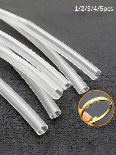 Invisible Ring Sizer Adjuster, Suitable For Loose Rings, Fits All Finger Sizes, Multiple Finger Sizes Available, Comfortable And Protective Ring Adjuster, Transparent Silicone Ring Adjuster, Jewelry Making Protective Core Rod, Separator, Adjuster, Inserter