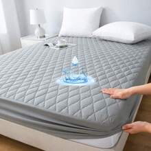 Anqianny 1 Pc Waterproof Mattress Protector, Super Soft Quilted Mattress Cover, Breathable And Noiseless, Machine Washable, Suitable For Bedroom, Hotel, Guestroom, Dorm (No Pillow Cover) - White - View 12