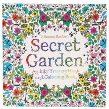 1pc English Version Secret Garden Coloring Book For Adults, Stress Relief Hand Drawing Painting Book, Student Graffiti Drawing Book