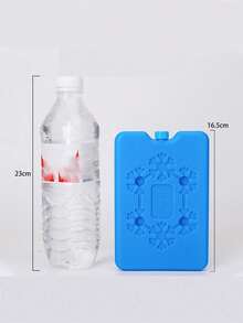 1/4 pièce Boîte à glace réutilisable à injection d'eau bleue, convenant à la climatisation commerciale, à la chaîne du froid, au transport réfrigéré, à la boîte à glace bleue, à la boîte à glace à injection d'eau de refroidissement domestique, convenant aux vacances