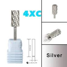 RolinStar 6.6 大号银色钨钢碳化物高品质可卸凝胶抛光剂 4XC 丙烯酸