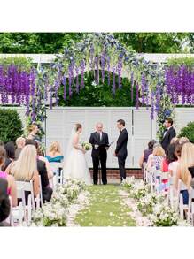 2 Stück künstliche Wisteria Hängeblume, künstliche Wisteria Rebe, Seide Wisteria Blumen Girlande für Hochzeit, Party, Garten, Heim-Dekoration, Außenbereich, Innenhof, Korridor, Balkon, Schlafzimmer, Wohnzimmer, Wanddekoration, Sommer-Dekoration, Geburtstagsgeschenk, Abschluss-Dekoration