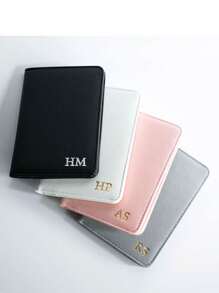 Personalized Leather Passport Holder & Personalized Luggage Tag, Bridesmaid Gift, Honeymoon Gift, Travel Set, Bride, Women Gift