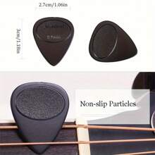 20 UNIDADES Púas de guitarra para una mejor capacidad de interpretación - Duraderas, grosor de 0,7 mm para guitarra acústica, eléctrica y bajo