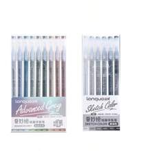 Stylo-gel Languo 159 couleurs graffiti, embout plein, encre de haute qualité pour artiste, dessin, écriture manuscrite, marqueurs d'apprentissage, fournitures d'art, papeterie, rentrée scolaire
