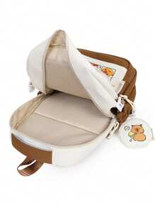 Capybara Backpack For Elementary School Boys & Girls, Lightweight Large Capacity Backpack For Middle/High School Students