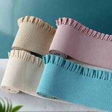 2 Stücke/Packung DIY Kleidung Spitzen Elastikband, Bund Stretchband - Geeignet für DIy Kleider, Kleidung, Hosen, Schuhe und Hut Dekoration - Verschiedenfarbig - Übersicht 8