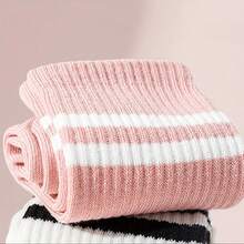 Kit 3 Pairs Pilates Yoga Socks Long Shaft Cotton With Non-Slip Comfort For Sports - Nhiều màu - Xem 5