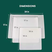 New 3 Pack PTFE Sheet/ Sheets Multiple Siz. Non Stick TransParent Reusable Sheets, Extra-Thick And Heat Ristant. Great As Lique Prsing Sheet, Heat Prs Transfer, Ironing, Arts And Crafts - Bildfarbe - View 3