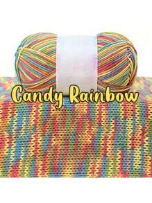 1Pc Vibrant Acrylic Fiber Yarn, 50g Each - Super Soft 4-Ply Knitting & Crocheting Yarn In Assorted Colors For DIY Sweaters, Hats, Gloves - , Knitting Accessories And Supplies