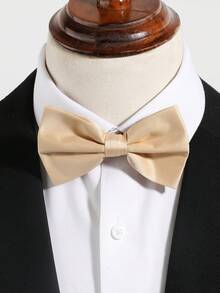 2pcs Men's Fashion Solid Color Mint Green/Khaki/Dark Green Elastic Y-Shaped Suspenders & Bowknot Set, Minimalist Style Suitable For Casual, School, Daily Wear For Going Out Outfit Wedding Party And For Gift Autumn-Winter Accessories Halloween Costume,Suitable For Teens, Youth,Men,Casual, Outdoor, Athletic, Vacation, Graduation Gifts, Birthday, Daily Wear - Multicolor - View 8