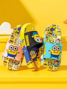 Minions Minions Pantoffeln, niedlich für Zuhause, rutschfeste Cartoon Badezimmer Flip-Flops Schul-Dekoration, Überraschung für Schule, Wohnheim-Dekoration, Schulanfang