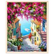 1pc DIY Acrylic Paint By Numbers For Adults On Canvas, Paint By Numbers For Adults Acrylic Kits With Frameless, Paint By Numbers For Kids, Painting By Numbers For Adults, Painting Kits, Oil Paint Number For Kids, Hobbies And Crafts For Adults, Diamond Painting Accessories, Diamond Painting Kits, 5D Diamond Art, Diamond Painting Set, Diamond Art Kits , Home Decor Set(16x20inch, Frameless)