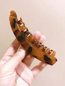 1 chiếc kẹp tóc hình quả chuối cỡ lớn in họa tiết da báo, màu caramel, phù hợp với tóc dày, thời trang, sành điệu, giản dị, thích hợp cho du lịch, chụp ảnh, phụ kiện tóc sử dụng hàng ngày, kẹp tóc càng cua, kẹp tóc cài, kẹp tóc, đồ dùng học tập, phụ kiện tóc, phụ kiện đội đầu, phụ kiện tóc cho nữ, ghim cài tóc - Nhiều màu - Xem 13