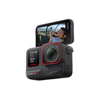 Insta360 アクションカメラ Ace Pro マグネット式クイックリリース 手ぶれ補正機能 水平補正 2.4インチフリップタッチスクリーン ジェスチャーコントロール 音声コントロール 高画質 ブラック