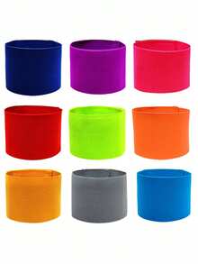 Brazalete personalizable con texto personalizado, bucle elástico, para ciclismo, fútbol, deportes, eventos y caridad, insignia de capitán de equipo, padrino, brazalete de seguridad personalizado para padrinos, accesorios creativos EVG - multicolor - Ver 7