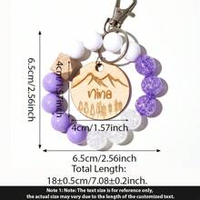 Pulsera personalizada con nombre | Grabado en inglés personalizado | Regalo creativo para parejas, mejores amigos, cumpleaños, aniversario | Accesorio de moda de estilo veraniego Ins | Regalo para mamá, novia, mejor amiga | Compra uno y llévate otro gratis (incluye una pulsera a juego de tono dorado) | Hecho de piedra de ojo de tigre, hipoalergénico