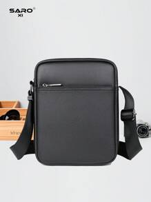 Bolso de hombre, bolso bandolera con diseño texturizado, bolso de trabajo de gran capacidad, bolso de viaje de fin de semana de moda