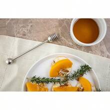 Fox Run Honey Dipper C Stainless Steel Honey Stirring Stick, 6.5" - Stainless Steel Dipper - View 3